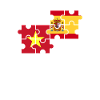 Vietnam Spain Flag Spanish Vietnamese