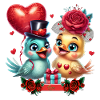 Heart Balloon and Rose Magic