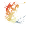 Golfeur Rétro