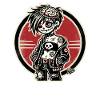 Cooles Emo-Zombie-Mädchen
