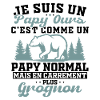 Je suis un papy ours grognon cadeau humour papy