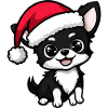 Chihuahua Dog Christmas Cute