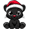 Panthère Noël mignon