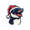 Penguin Christmas Funny