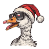 Goose Christmas Funny