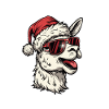 Alpaca Llama Christmas Funny