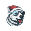 Polar Bear Christmas Funny