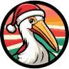 Pelican Bird Christmas X-Mas