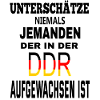 DDR Flag Design auf Kleidung