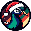 Paon Oiseau Noël Noël