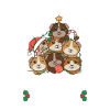 Pyjama de Noël Cochon d’Inde