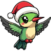 colibri oiseau Noël
