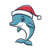 Dolphin Christmas