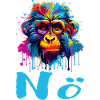 Cooler Affe "Nö"