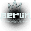 Berlin lettering with crown