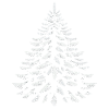 Simple Christmas Tree Silhouette