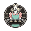 Home-made baker with biscuits