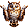 Hibou à contractions