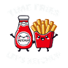 Time Fries Let's Ketchup Pun