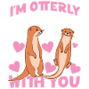 Otter Pun Valentines Day I'm