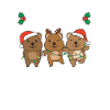Joyeux Noël doux quokka Noël