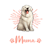Pyrenäenberghund Dog Great Pyrenees Mama