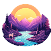 Majestic Deer at Sunset Gift