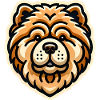Chow Chow Face Tegneserie Hund Design