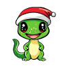Echse Weihnachten