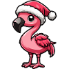 Noël flamant rose