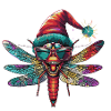 Dragonfly Christmas Funny