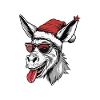 Donkey Christmas Funny