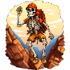 Skeleton Hiking / Mountaineering Skeletons