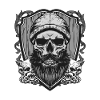 Lumberjack Skull Crest