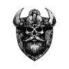 Crête de crâne viking