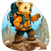 Bears Mountaineers / Hiking Bear