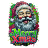Merry Xmas Funny Santa