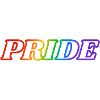 PRIDE rainbow LGBTQ gay