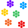 Rainbow Flowers subtle gay pride