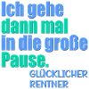 GLÜCKLICHER RENTNER RENTE