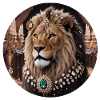 Le lion et ses bijoux