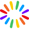 Rainbow Sun LGBTQIA gay pride