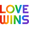 Love Wins rainbow LGBTQ gay