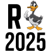Pension 2025 - Cool Cartoon Duck