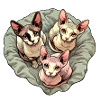 Trio Sphynxkitten