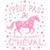 J'Peux Pas J'Ai Cheval - Rose