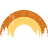 Sunset Pines Silhouette