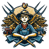 Logo du garçon du village
