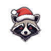 Christmas Raccoon
