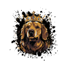 Chien Beagle Animal Couronne